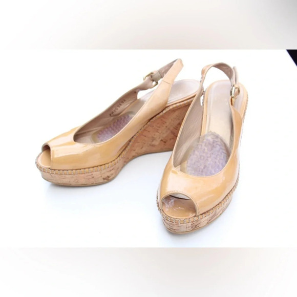 Stuart Weitzman sling back wedges - Picture 10 of 15